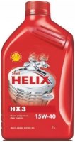 Фото - Моторне мастило Shell Helix HX3 15W-40 1 л
