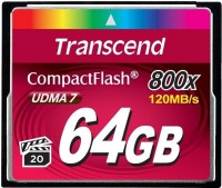 Карта пам'яті Transcend CompactFlash 800x 64 ГБ