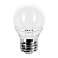 Фото - Лампочка Maxus 1-LED-354 G45 5W 4100K E27 CR 