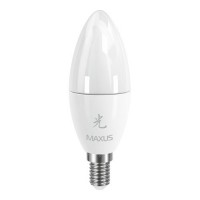 Zdjęcia - Żarówka Maxus Sakura 1-LED-423 C37 CL-F 6W 3000K E14 AP 