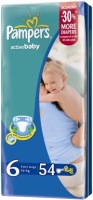 Фото - Підгузки Pampers Active Baby 6 / 54 pcs 