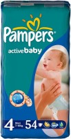 Zdjęcia - Pielucha Pampers Active Baby 4 / 54 pcs 