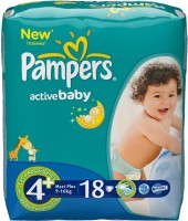 Фото - Підгузки Pampers Active Baby 4 Plus / 18 pcs 