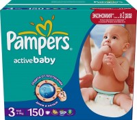 Zdjęcia - Pielucha Pampers Active Baby 3 / 150 pcs 