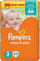 Фото - Підгузки Pampers Sleep and Play 3 / 100 pcs 