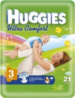 Pielucha Huggies Ultra Comfort 3 / 21 pcs 