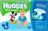 Фото - Підгузки Huggies Ultra Comfort Boy 4 Plus / 40 pcs 