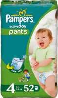 Zdjęcia - Pielucha Pampers Active Boy 4 / 52 pcs 