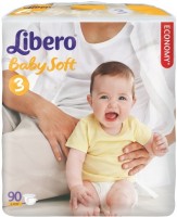 Фото - Підгузки Libero Baby Soft 3 / 90 pcs 