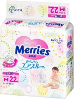 Zdjęcia - Pielucha Merries Diapers M / 22 pcs 