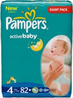 Фото - Підгузки Pampers Active Baby 4 / 82 pcs 