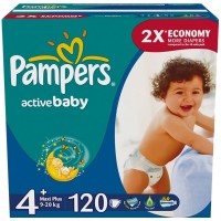 Pielucha Pampers Active Baby 4 Plus / 120 pcs 