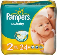 Zdjęcia - Pielucha Pampers New Baby 2 / 24 pcs 