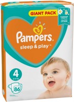 Фото - Підгузки Pampers Sleep and Play 4 / 86 pcs 