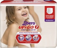 Фото - Підгузки Libero Up and Go 7 / 24 pcs 