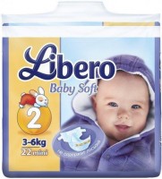 Фото - Підгузки Libero Baby Soft 2 / 22 pcs 