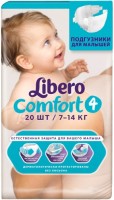 Фото - Підгузки Libero Comfort 4 / 20 pcs 