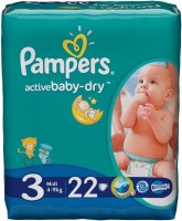 Фото - Підгузки Pampers Active Baby-Dry 3 / 22 pcs 