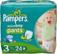 Фото - Підгузки Pampers Active Boy 3 / 24 pcs 