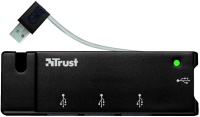 Zdjęcia - Czytnik kart pamięci / hub USB Trust Barra 4 port USB 3.0 