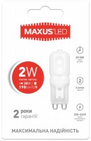 Zdjęcia - Żarówka Maxus 1-LED-201 2W 3000K G9 