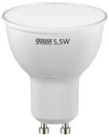 Zdjęcia - Żarówka Gauss LED ELEMENTARY MR16 5.5W 3000K GU10 13616 