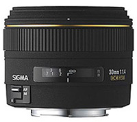 Об'єктив Sigma 30mm f/1.4 AF HSM EX DC 