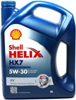 Моторне мастило Shell Helix HX7 Professional AV 5W-30 4 л