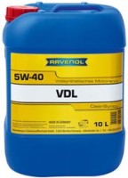 Фото - Моторне мастило Ravenol VDL 5W-40 10 л