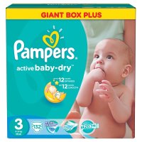 Фото - Підгузки Pampers Active Baby-Dry 3 / 132 pcs 
