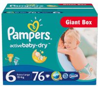 Фото - Підгузки Pampers Active Baby-Dry 6 / 76 pcs 