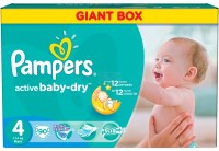 Фото - Підгузки Pampers Active Baby-Dry 4 / 90 pcs 