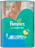 Фото - Підгузки Pampers Active Baby-Dry 3 / 15 pcs 