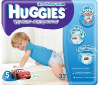 Фото - Підгузки Huggies Pants Boy 5 / 32 pcs 