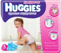 Фото - Підгузки Huggies Pants Girl 5 / 32 pcs 