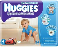 Фото - Підгузки Huggies Pants Boy 4 / 34 pcs 