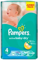 Фото - Підгузки Pampers Active Baby-Dry 4 / 70 pcs 