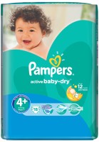 Zdjęcia - Pielucha Pampers Active Baby-Dry 4 Plus / 18 pcs 