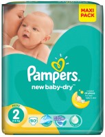 Фото - Підгузки Pampers New Baby-Dry 2 / 80 pcs 