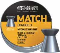 Кулі й патрони JSB Match Diablo 4.51 mm 0.52 g 500 pcs 
