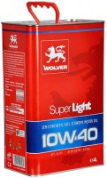 Фото - Моторне мастило Wolver Super Light 10W-40 4 л