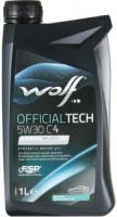 Фото - Моторне мастило WOLF Officialtech 5W-30 C4 1 л