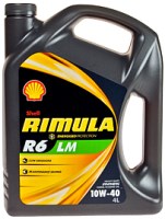 Фото - Моторне мастило Shell Rimula R6 LM 10W-40 4 л