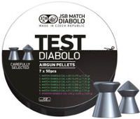 Кулі й патрони JSB Diabolo Match Test 4.5 mm 0.52 g 350 pcs 