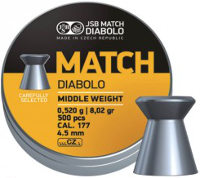 Pocisk i nabój JSB Match Diabolo 4.52 mm 0.52 g 500 pcs 