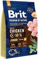Karm dla psów Brit Premium Junior M 3 kg