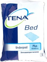 Zdjęcia - Pielucha Tena Bed Underpad Plus 60x60 / 5 pcs 