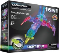 Фото - Конструктор Laser Pegs Space Fighter 9030 16 in 1 