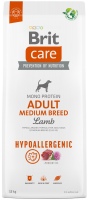 Корм для собак Brit Care Hypoallergenic Adult Medium Breed Lamb 12 кг