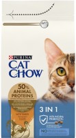 Фото - Корм для кішок Cat Chow Feline 3 in 1 Turkey/Pork  1.5 kg